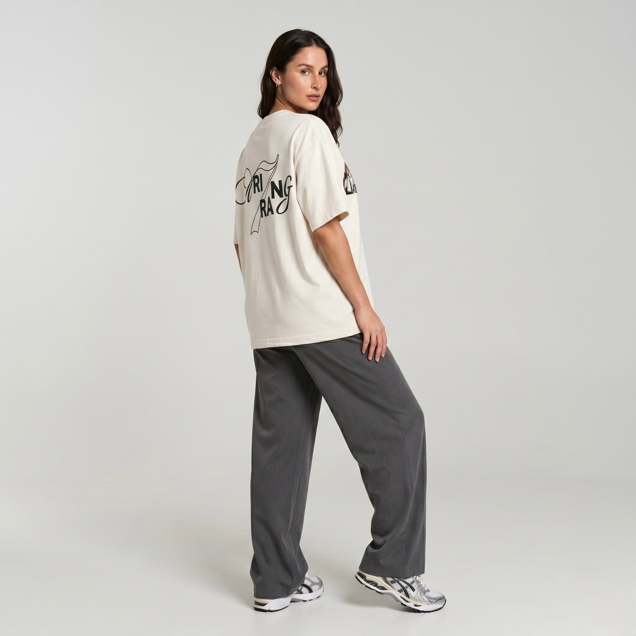 CAMISETA OVERSIZED ARIRANG LINE - OFF WHITE