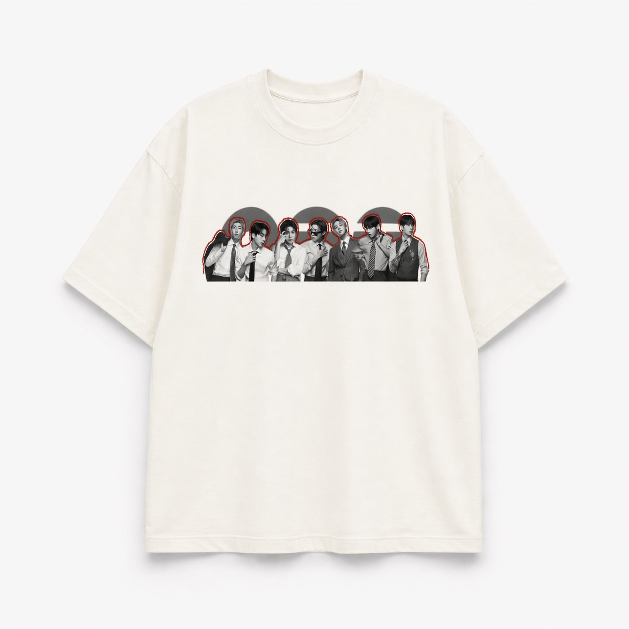 CAMISETA OVERSIZED ARIRANG LINE - OFF WHITE