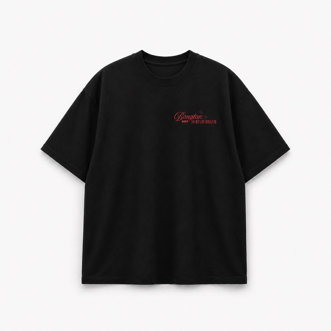 CAMISETA OVERSIZED SEVEN TOUR - PRETA