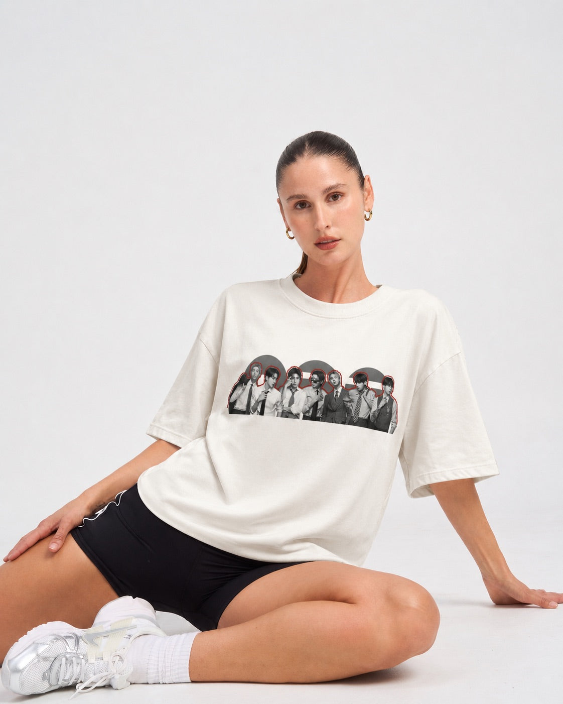 CAMISETA OVERSIZED ARIRANG LINE - OFF WHITE
